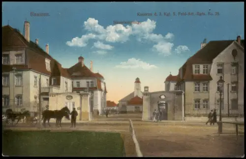 Bautzen Kaserne der 2. K.S. Feld-Art.-Regiments No. 28 /