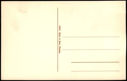 Ansichtskarte Meißen Haupteingang der Jäger-Kaserne 1915
