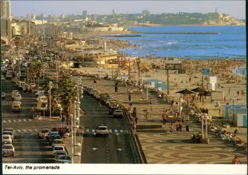 Tel Aviv-Jaffa תל אביב-יפו Tel Aviv-Jafo The promenade 1972