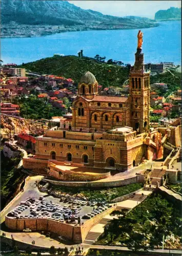 CPA Marseille NOTRE-DAME-DE-LA-GARDE 1965