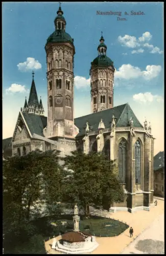 Ansichtskarte Naumburg (Saale) Naumburger Dom - St. Peter und Paul 1914