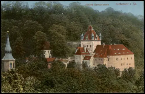 Ansichtskarte Liebstadt Schloß Kuckuckstein 1915