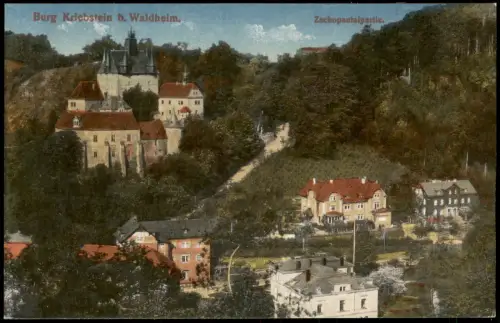 Ansichtskarte Kriebstein Burg Kriebstein - Stadtpartie 1914