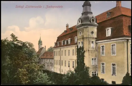 Lichtenwalde-Niederwiesa Schloß Lichtenwalde i. Zschopautale 1970/1920