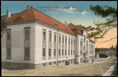 Königsbrück Kinspork Kaserne des ständigen Wacht und Arbeitskommandos. 1915