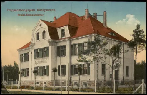 Königsbrück Kinspork Kgl. Kommandantur Truppenübungsplatz 1915