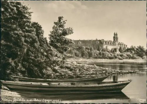 Postcard Leubus Lubiąż Kloster 1959