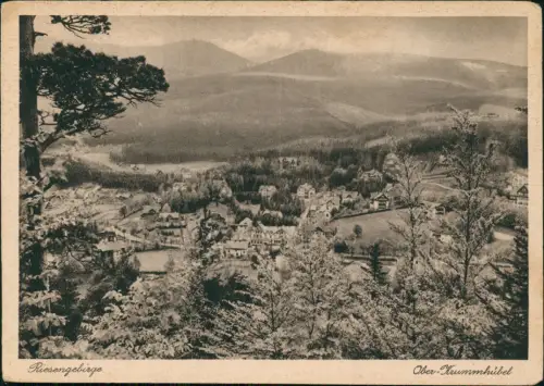 Postcard Krummhübel Karpacz Oberer Teil 1930