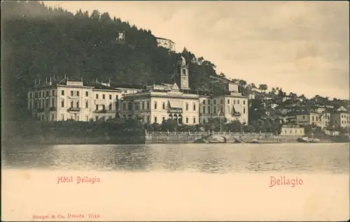 Cartolina Bellagio Hotel Bellagio 1913