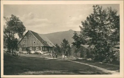 Schreiberhau Szklarska Poręba Weißbachtal - Blick zum Hochstein 1928