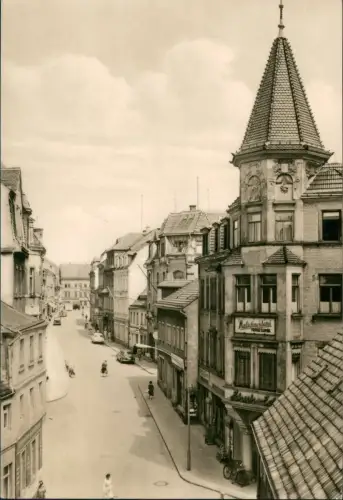 Ansichtskarte Radeberg Hauptstraße Geschäfte 1970