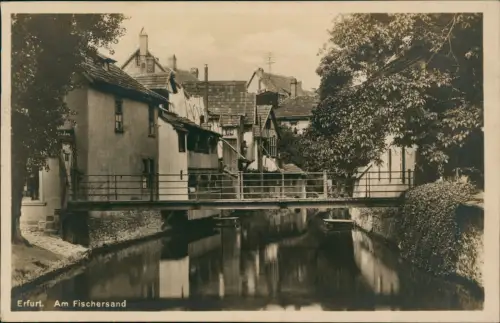 Ansichtskarte Erfurt Am Fischersand 1928