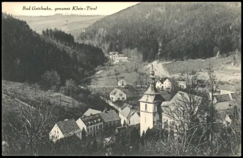 Bad Gottleuba-Bad Gottleuba-Berggießhübel Panorama-Ansicht 1929