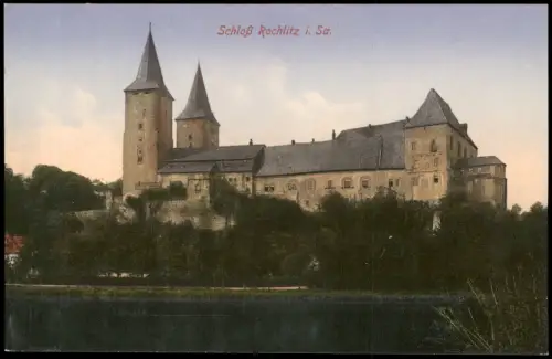 Ansichtskarte Rochlitz Stadtblick 1914