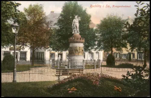 Ansichtskarte Rochlitz Kriegerdenkmal 1914