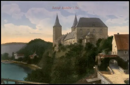 Ansichtskarte Rochlitz Schloß Rochlitz - Eingang 1914