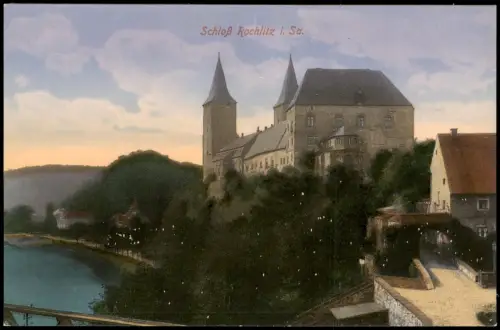 Ansichtskarte Rochlitz Schloß Rochlitz - Eingang 1914