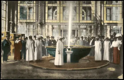 Postcard Karlsbad Karlovy Vary Der Sprudel - Frauen 1915