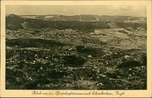 Schreiberhau Szklarska Poręba Blick von den Pferdekopfsteinen 1936