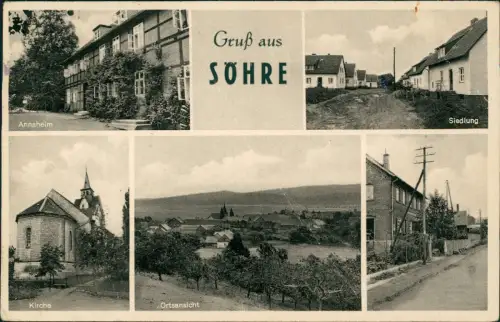 Ansichtskarte Söhre-Diekholzen Annaheim Siedlung Straße 5 Bild 1969