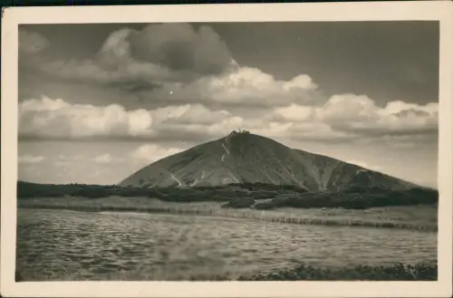 Krummhübel Karpacz Schneekoppe Sněžka Śnieżka vom Teich 1932