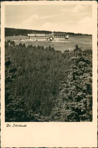 Spindlermühle Špindlerův Mlýn Peterbaude Fernblick vom Spindlerpass 1940