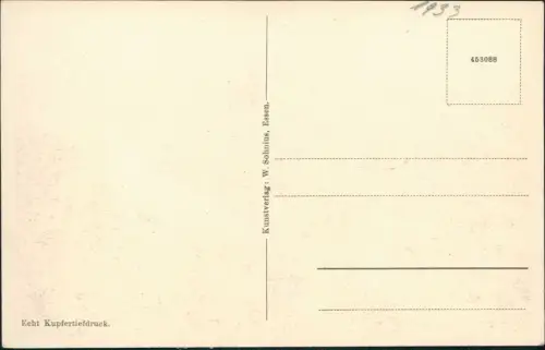 Ansichtskarte Werden (Ruhr)-Essen (Ruhr) Blick auf den Ort 1929