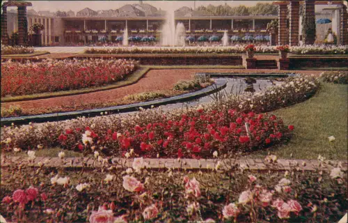 Ansichtskarte Essen (Ruhr) Anlagen Restaurant Naturfarben 1929