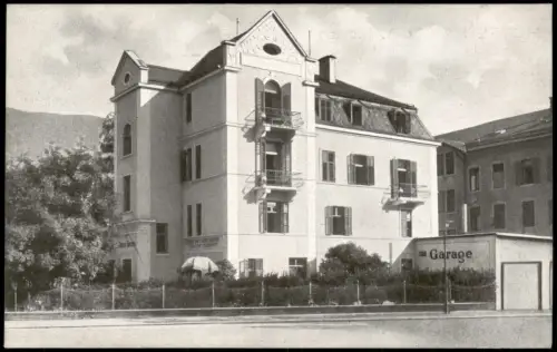 Cartolina Meran Merano HOTEL BAVIERA 1932  Südtirol