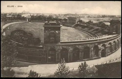Cartolina Mailand Milano Arena - Stadt 1913