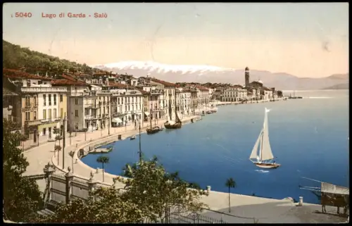 Cartolina Riva del Garda Lago di Garda - Salò Gardasee 1912