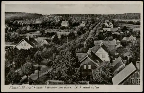 Friedrichsbrunn Panorama-Ansicht Ortsansicht Blick nach Osten 1920