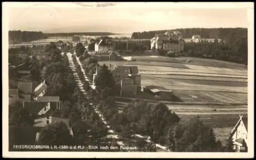 Ansichtskarte Friedrichsbrunn Panorama-Ansicht Blick nach dem Kurhaus 1931