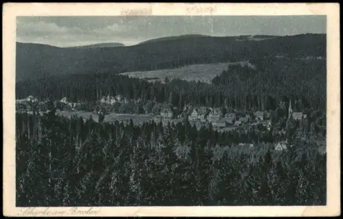 Ansichtskarte Schierke Panorama-Ansicht Harz Fernansicht Brocken 1925