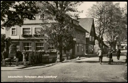 Ansichtskarte Schierke Harz-Ferienheim Rosa Luxemburg zur DDR-Zeit 1960