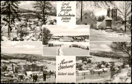 Valbert-Meinerzhagen Mehrbild-AK Freizeit Schullandheim Valbert Westfalen 1960
