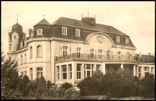 Ansichtskarte Teutschenthal Zentral-Schule der VdgB zur DDR-Zeit 1963/1962