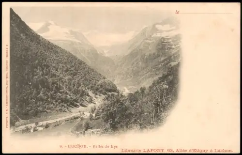CPA Bagnères-de-Luchon Vallée du Irps 1911