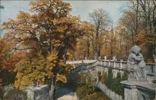Innere Altstadt-Dresden Dresdner Zwinger Naturfarben Herststimmung 1914