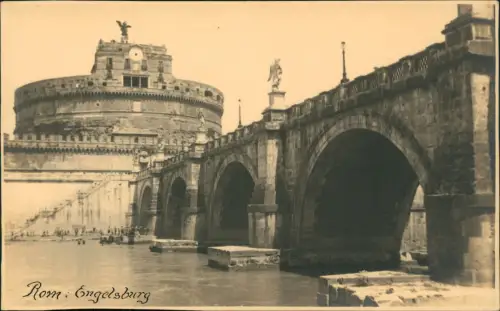 Cartolina Rom Roma Engelsburg Castel Sant'Angelo 1922
