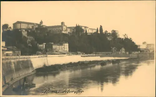 Cartolina Rom Roma Tiberufer 1925