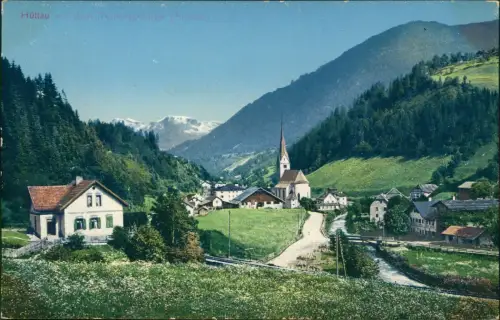 Ansichtskarte Hüttau bei St. Johann Pongau Stadtpartie 1914