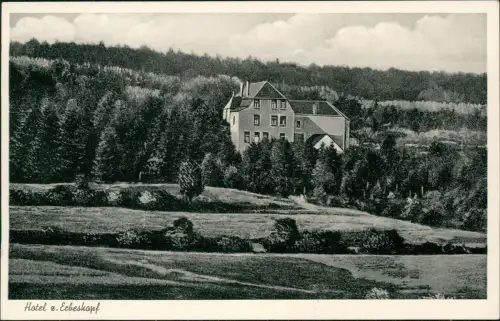 Ansichtskarte Thalfang Hotel zum Erbeskopf 1957