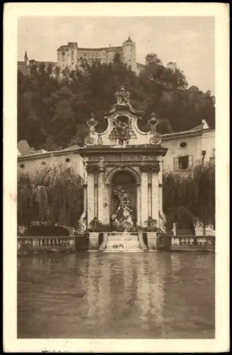 Ansichtskarte Salzburg Kapitelschwemme 1932