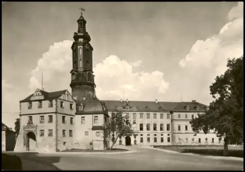 Ansichtskarte Weimar Stadtschloss zur DDR-Zeit 1970