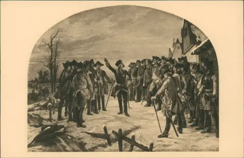 Ansichtskarte Berlin Zeughaus F. Roeber Leuthen 1757 1918