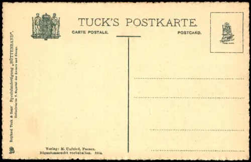 Ansichtskarte Passau Halbinsel 1914