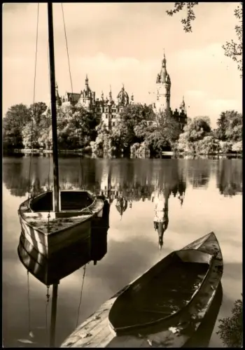 Ansichtskarte Schwerin DDR AK Schloss (Pädagogische Schule) 1971
