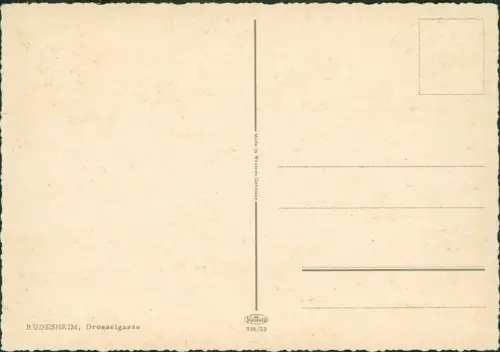 Ansichtskarte Rüdesheim (Rhein) Drosselgasse - Gaststätten 1971