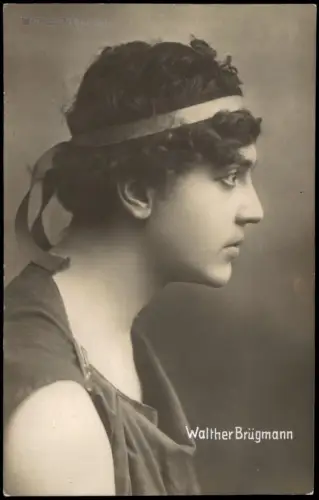 Ansichtskarte  Film Fernsehen Theater - Schauspieler Walther Brügmann 1928